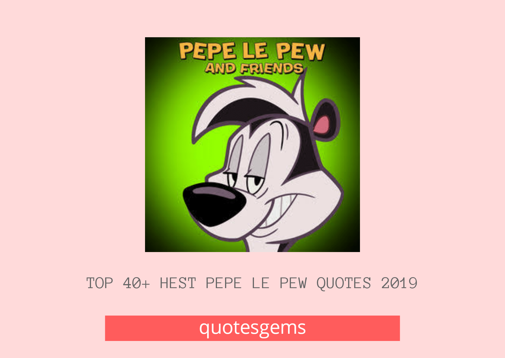 Pepe Le Pew Quotes