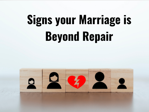 20 Signs Your Marriage Is Beyond Repair